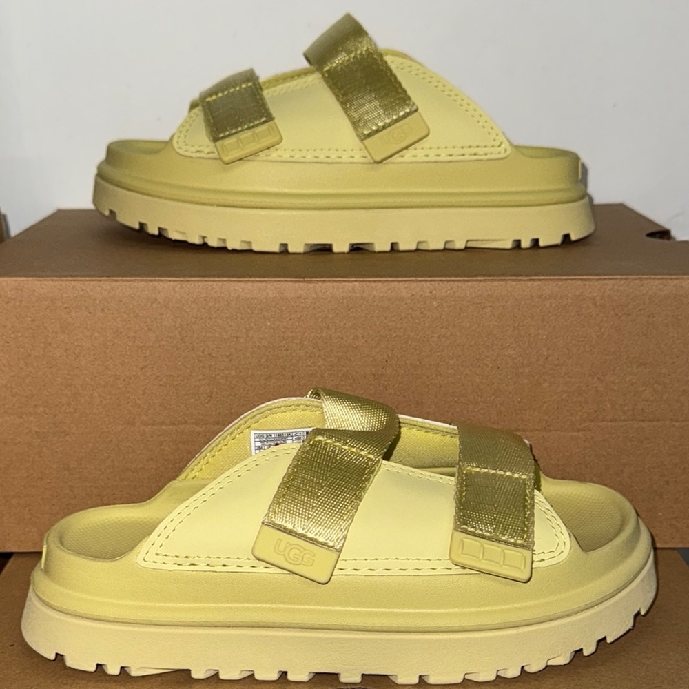 UGG Yellow Slide Sandals